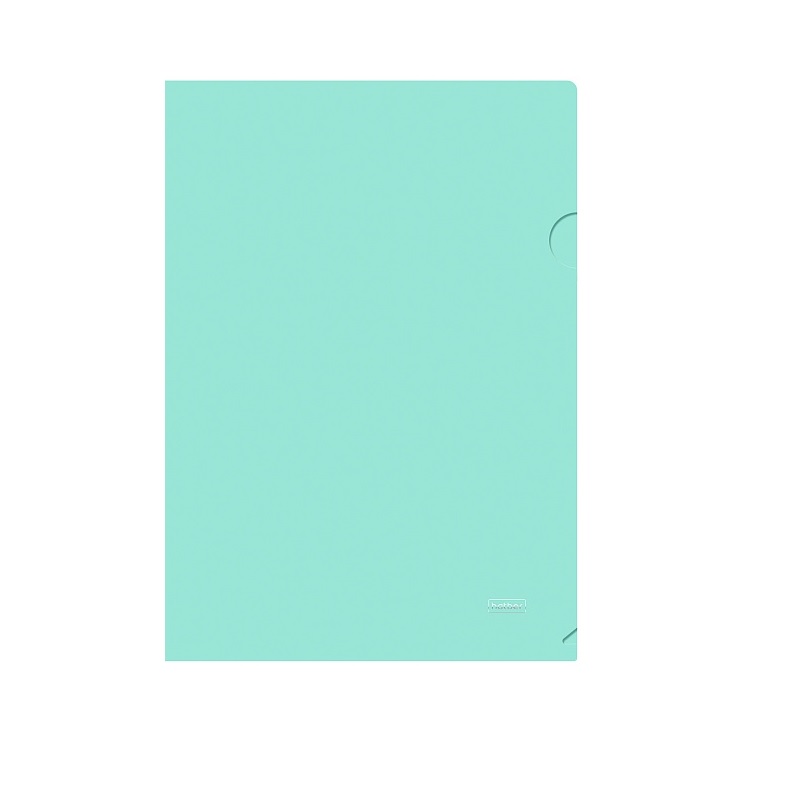 Папка-уголок А4, 180мкм, Hatber NEWtone PASTEL Мята/20