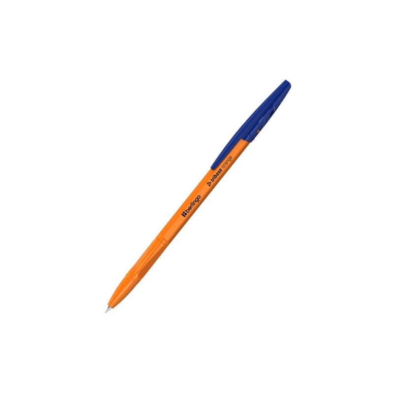 Ручка шар. син. 0,7мм Berlingo Tribase Orange/20