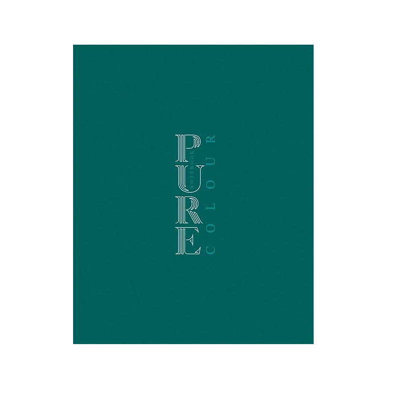 Тетрадь  А5  96л. кл. скоба ECO "Хатбер" PUREcolour, Малахит