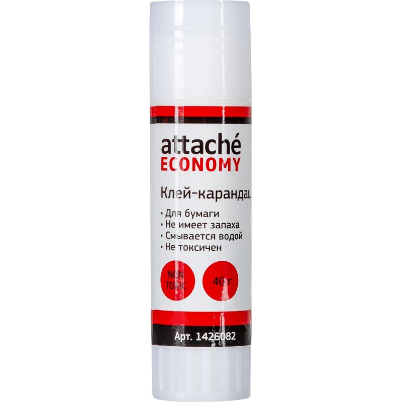 Клей-карандаш 40г Glue Stick Attache Economy/12