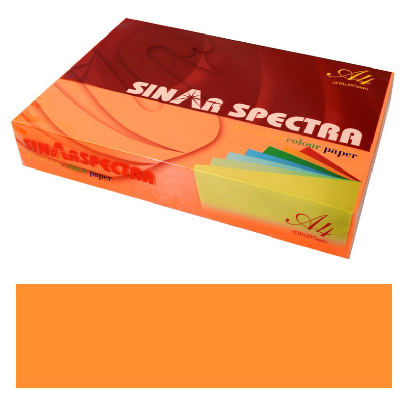 Бумага APP А4  80 г./№240/Saffron (темно-оранж) 500л./5