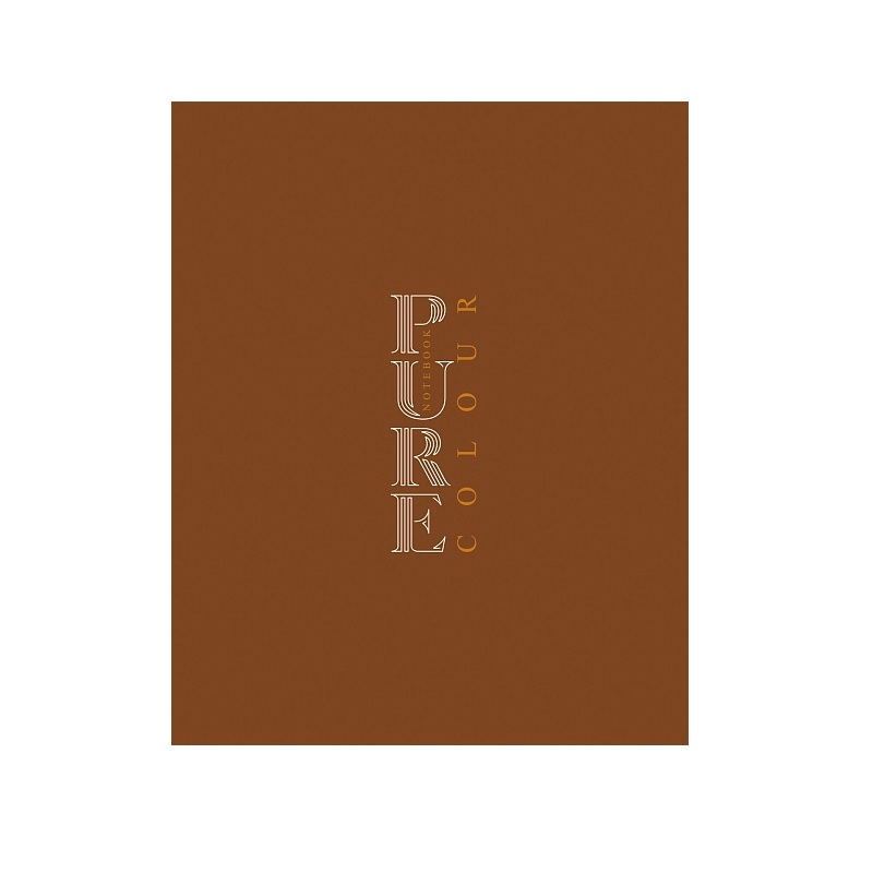 Тетрадь  А5  96л. кл. скоба ECO "Хатбер" PUREcolour, Инжир