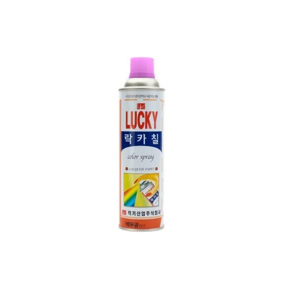Краска-аэрозоль Lucky, малиновая, 530мл