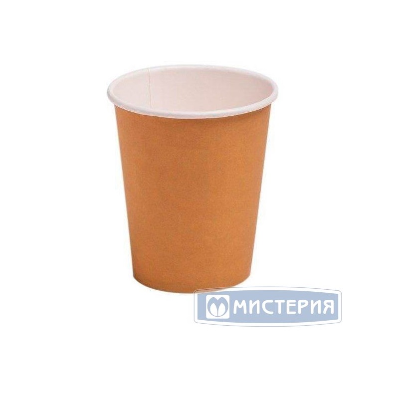 М/Стакан бумажный (0,25) (50шт.) КРАФТ-БЕЛЫЙ/20