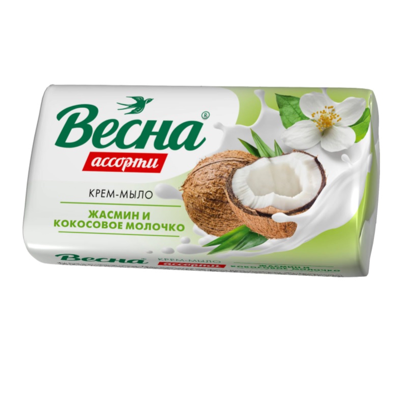 Мыло туалетное 90гр. "Весна" ассорти/72