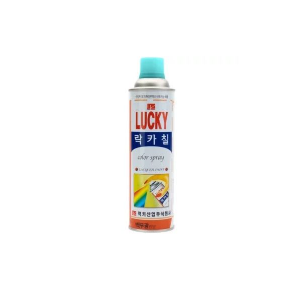 Краска-аэрозоль Lucky, голубая, 530мл
