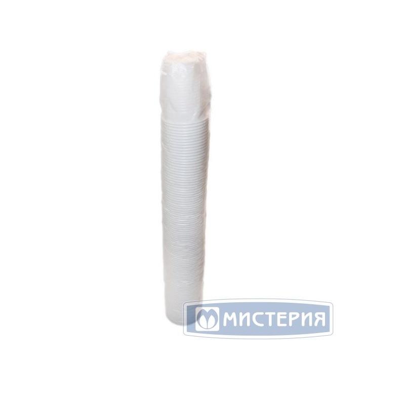 М/Стакан белый "Классик" (0,2), пластик. (100шт.)/30