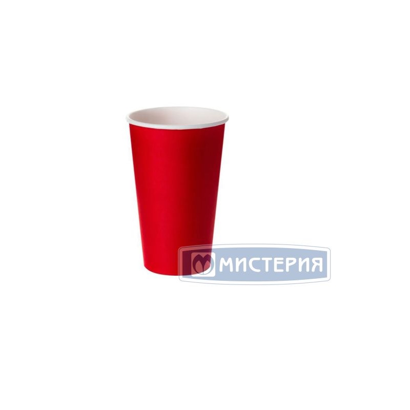 М/Стакан бумажный (0,25) (50шт.) КРАСНЫЙ