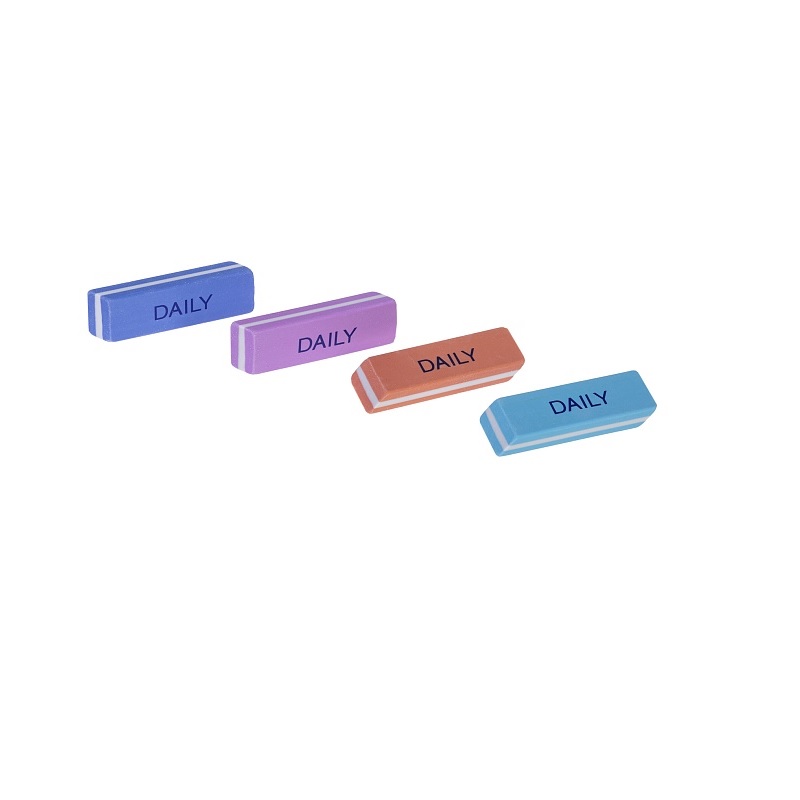 Ластик  Hatber Daily Color 50х19х8мм, ассорти/30