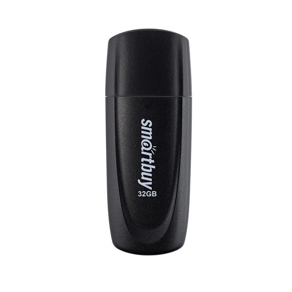 Память USB 2.0 FlashDrive 32GB Smartbuy Scout, черный
