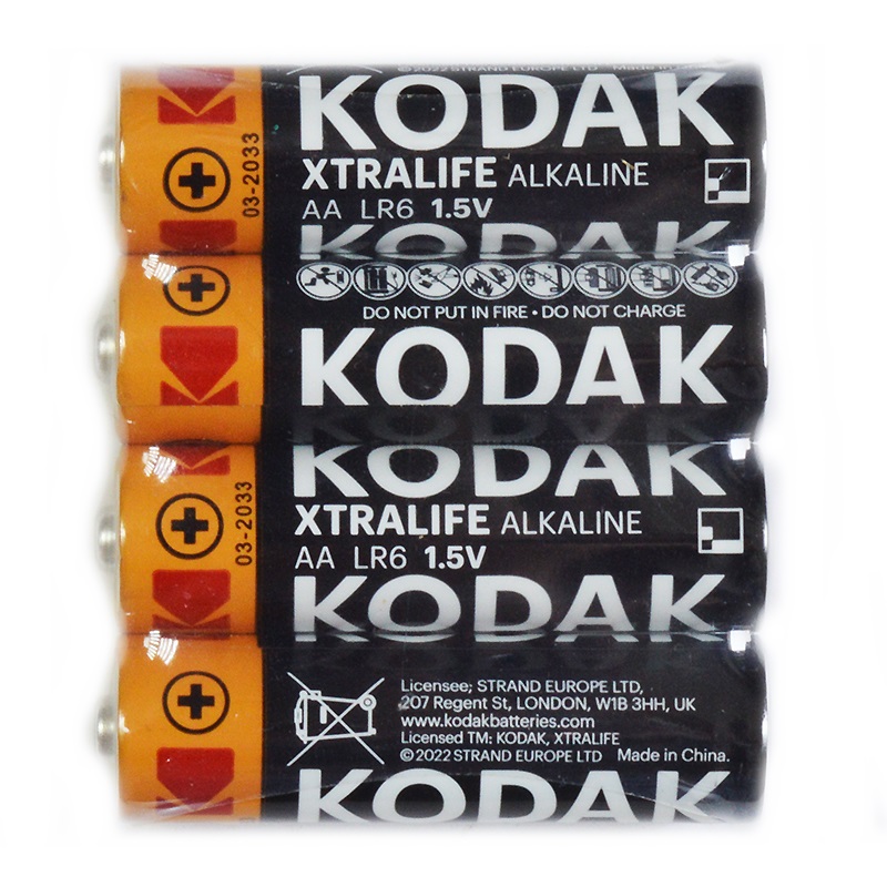 Эл.пит. АА/(alkaline) Kodak XTRALIFE, 4шт/упак. 4S/60