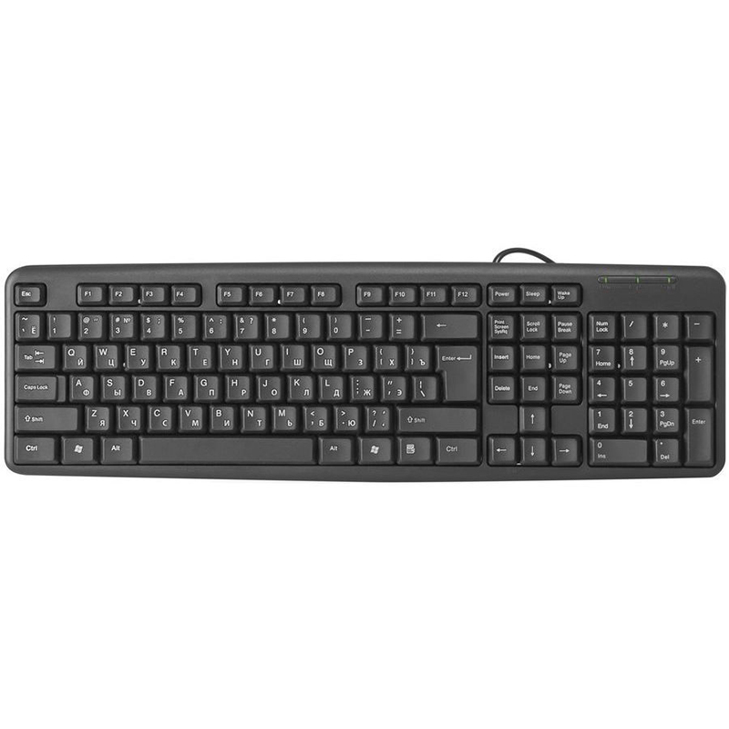 Клавиатура Defender element HB-520 USB, черная